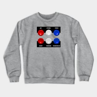 Six Buttons Crewneck Sweatshirt